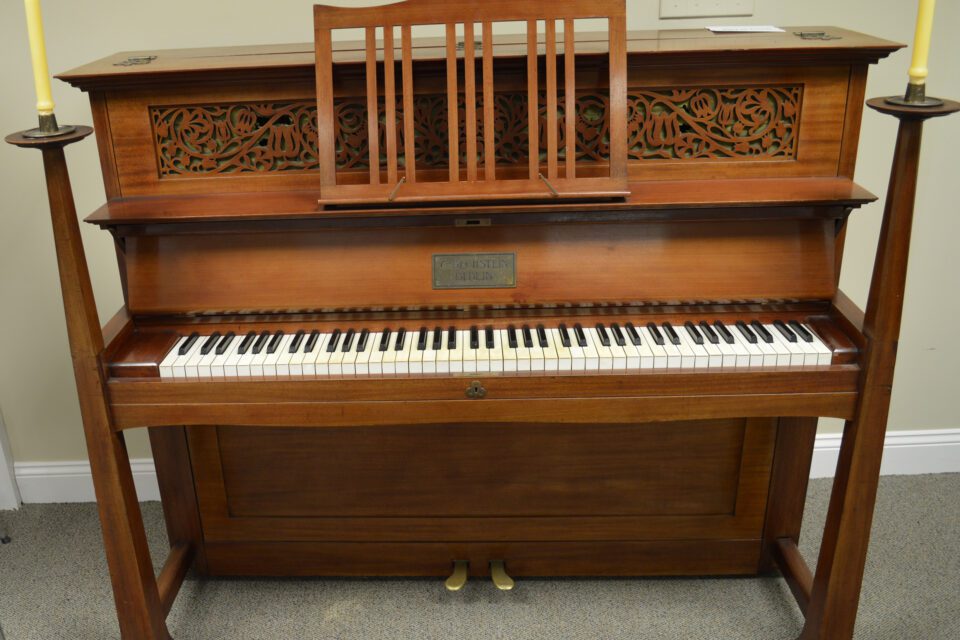 1871 Bechstein upright piano (Berlin)