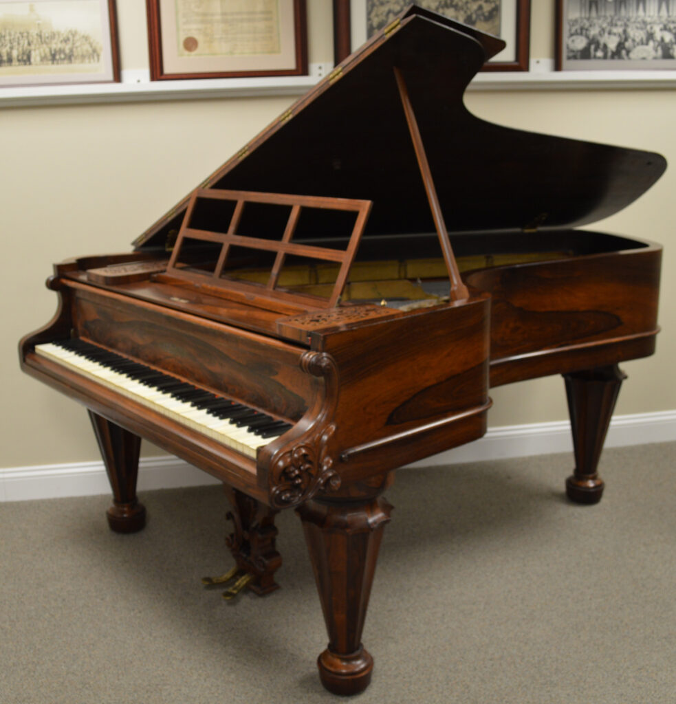 1858 Chickering "Cocked Hat" grand piano (Boston)