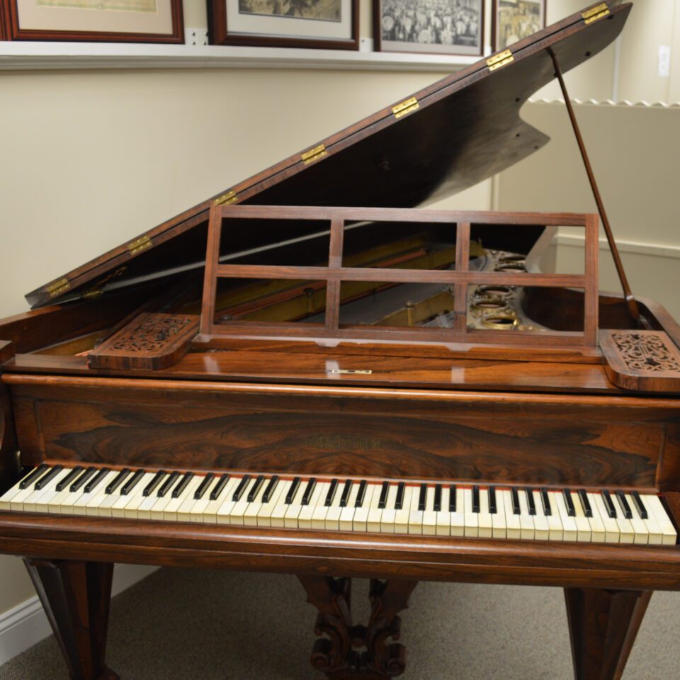 1858 Chickering "Cocked Hat" grand piano