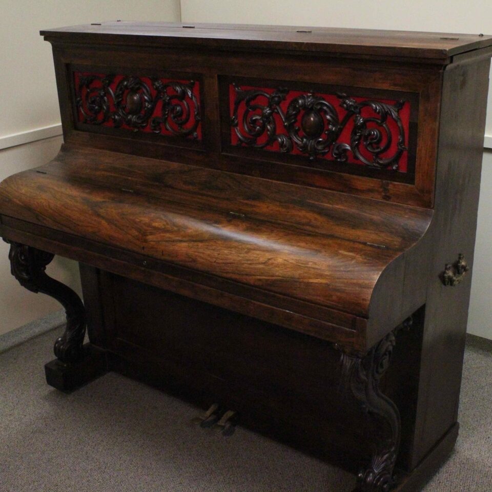 1859 Chickering upright "Lincoln" (Boston) closed