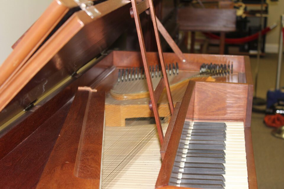 1790 "John Sellers" square piano, replica: tuning pins