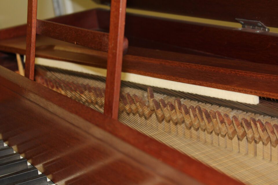 1790 "John Sellers" square piano, replica: moderator