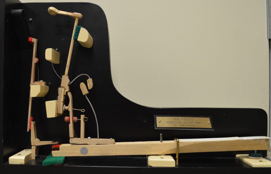 Soufléto upright action model (Paris, 1828)