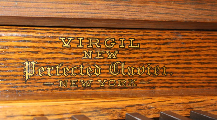 Virgil Practice Clavier Nameplate